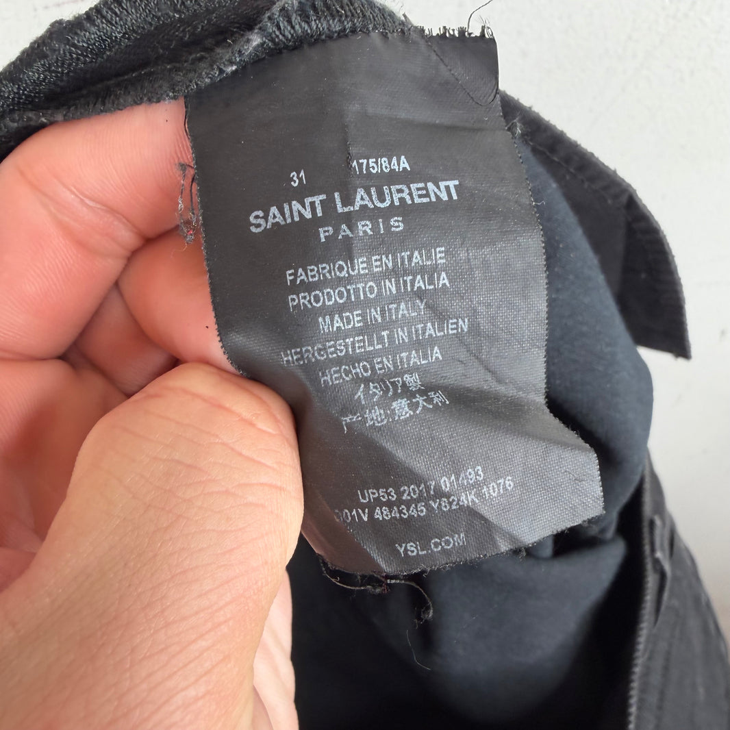 Saint Laurent D02 Black Jeans