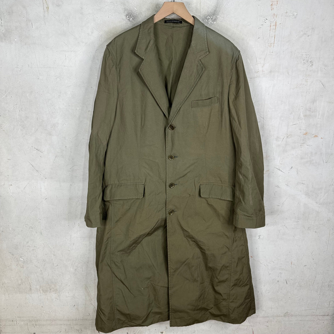 Yohji Yamamoto Long Army Coat