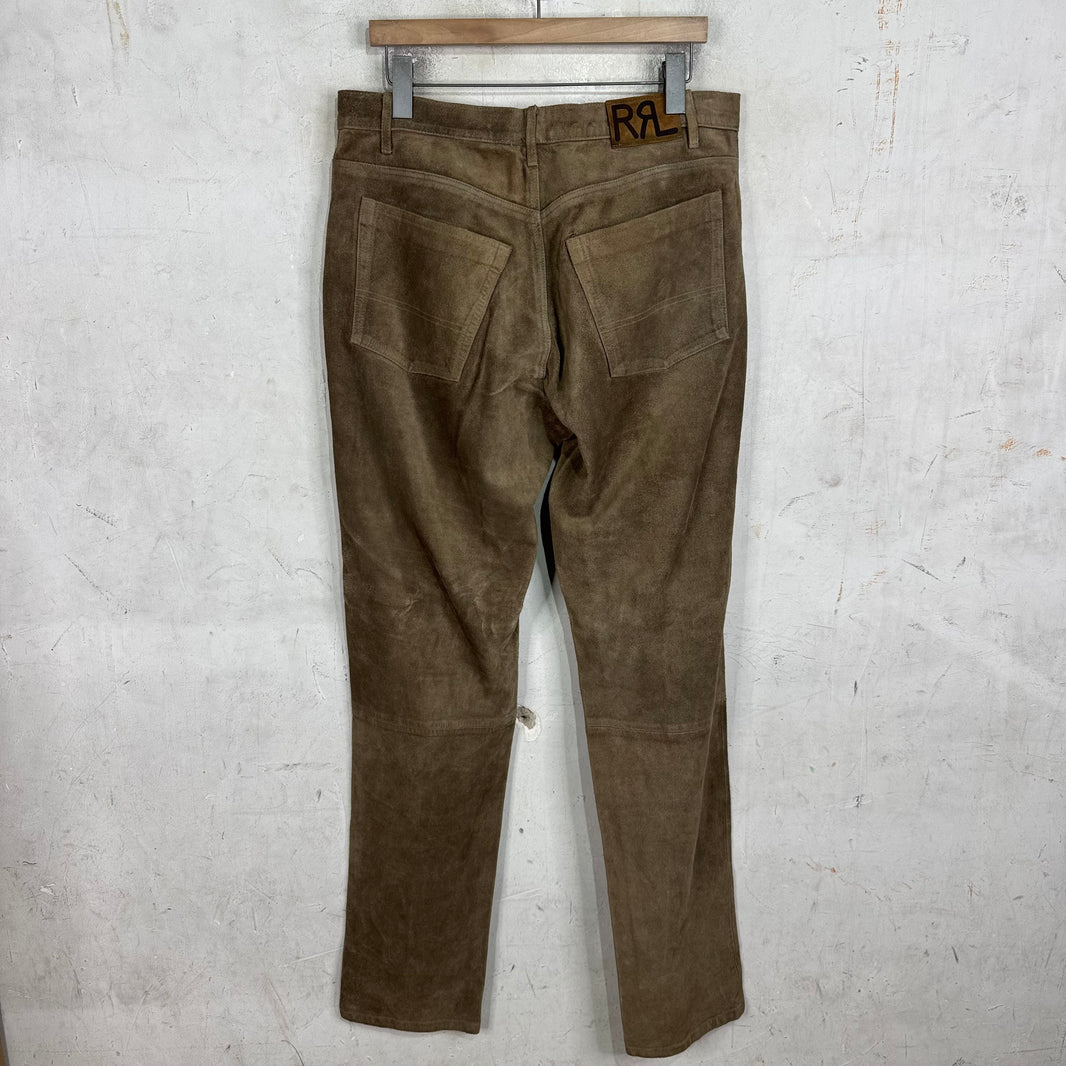 RRL Suede Western Pants