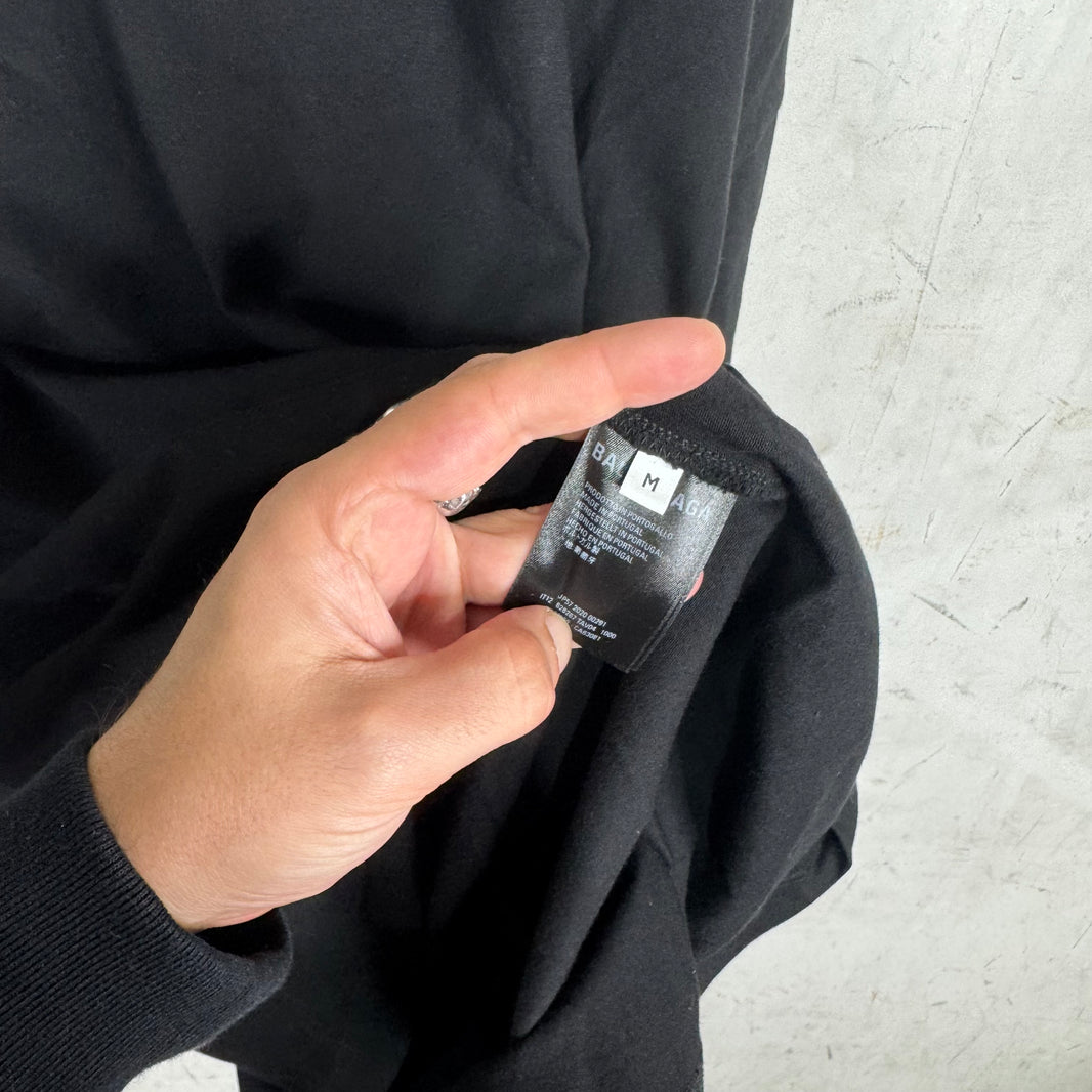 Balenciaga Black Mockneck L/S T-Shirt