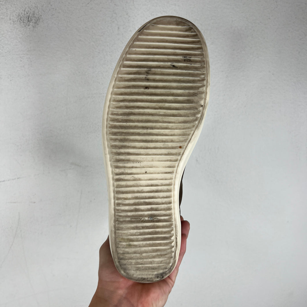 Rick Owens Brown Suede Vans High Sneakers