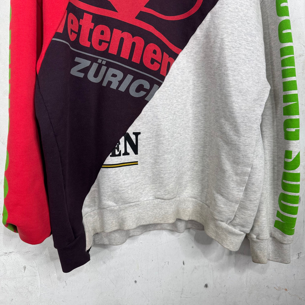 Vetements Reconstructed Paneled Hoodie