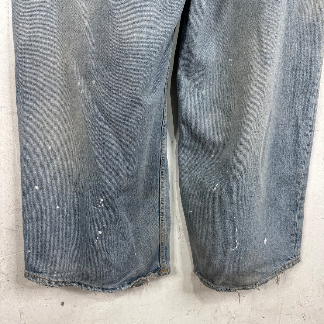 Acne Studios Wide Leg Painter Jeans