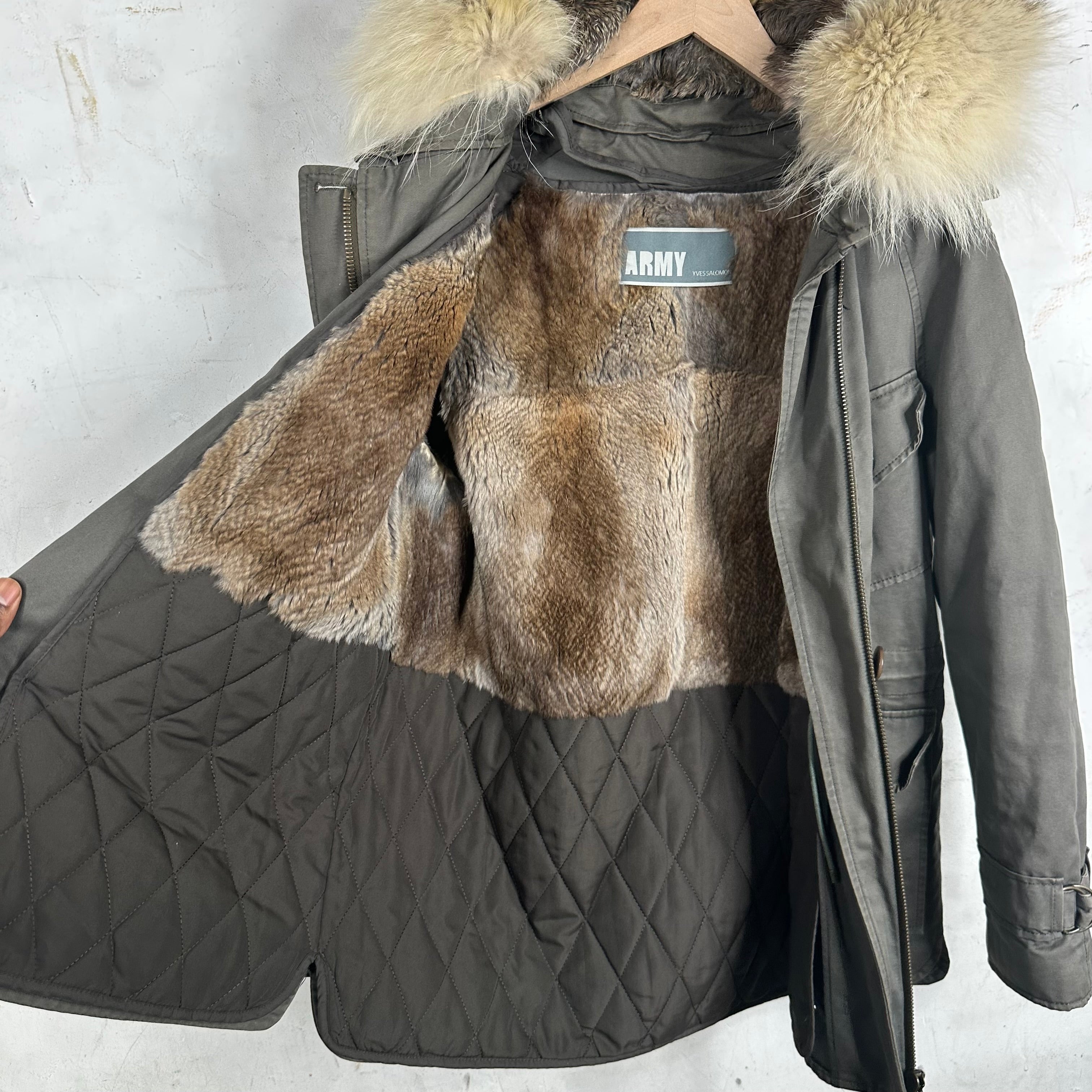 Yves Salomon Army Fur Lined Parka – www.Lukes.store