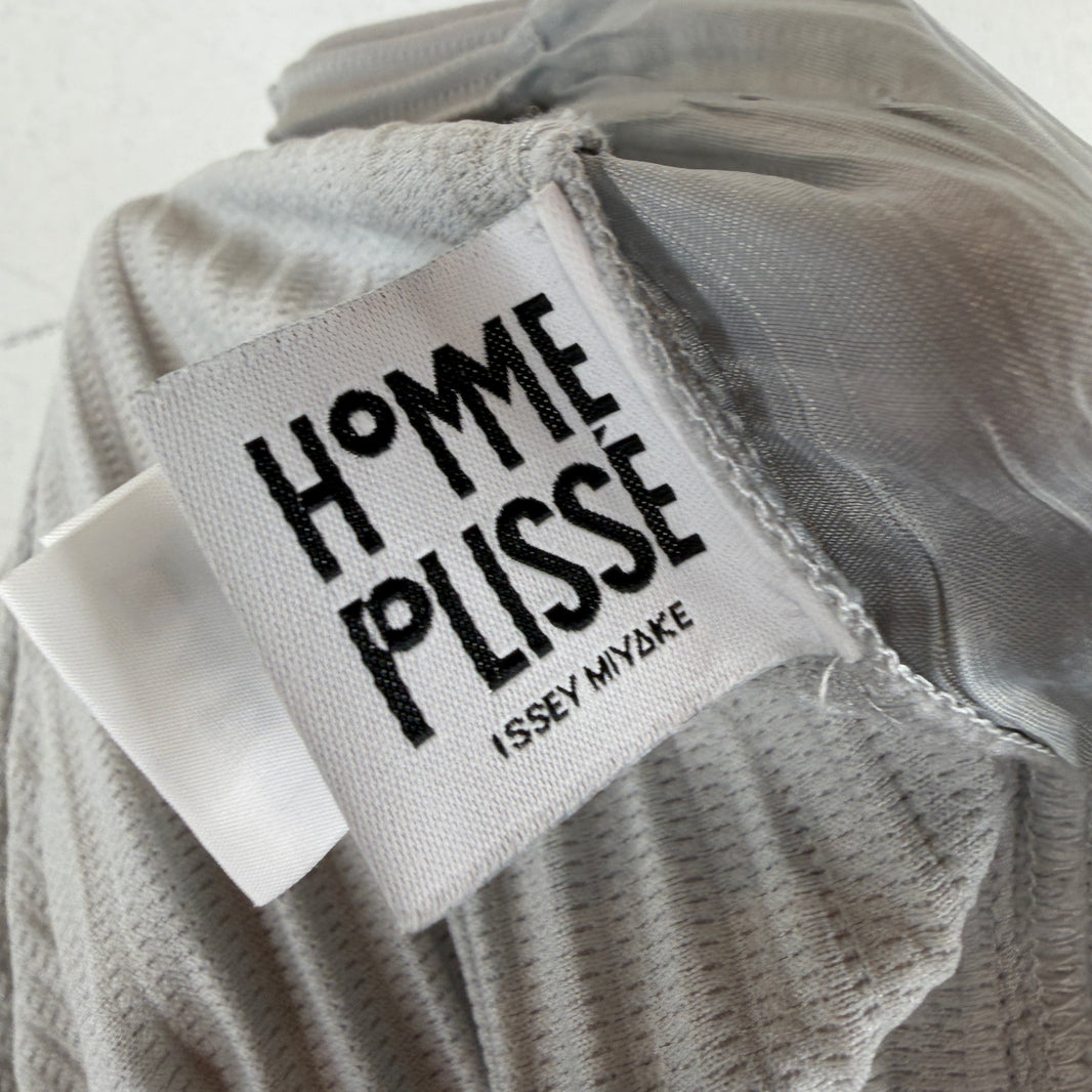 Issey Miyake Plisse Grey Pleated Pants