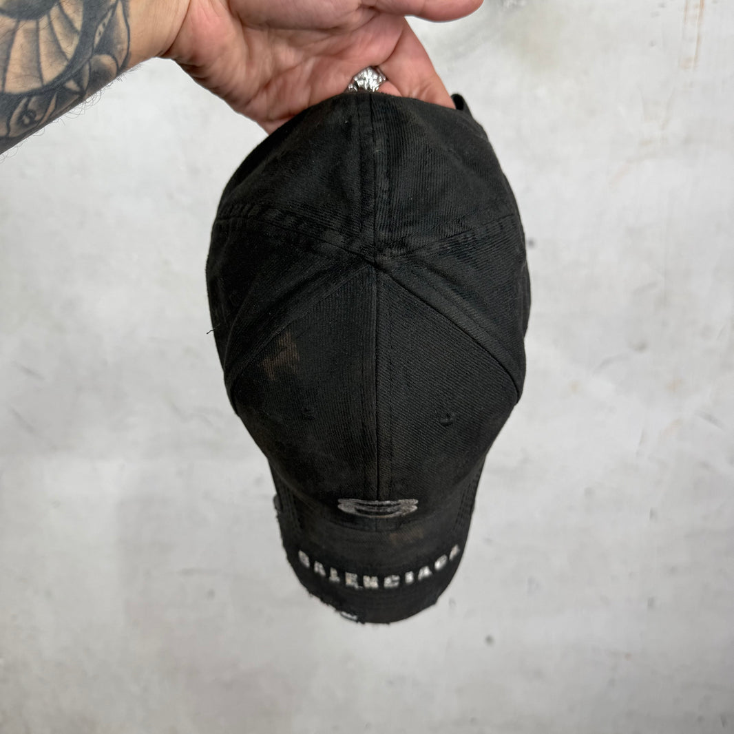 Balenciaga Unity Distressed Knotch Hat