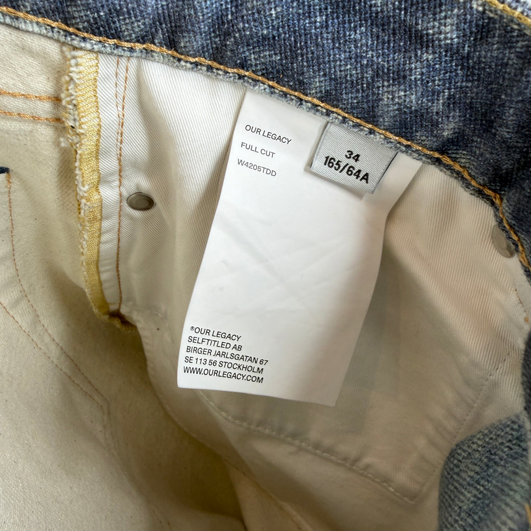 Our Legacy Full Cut Trompe Jeans