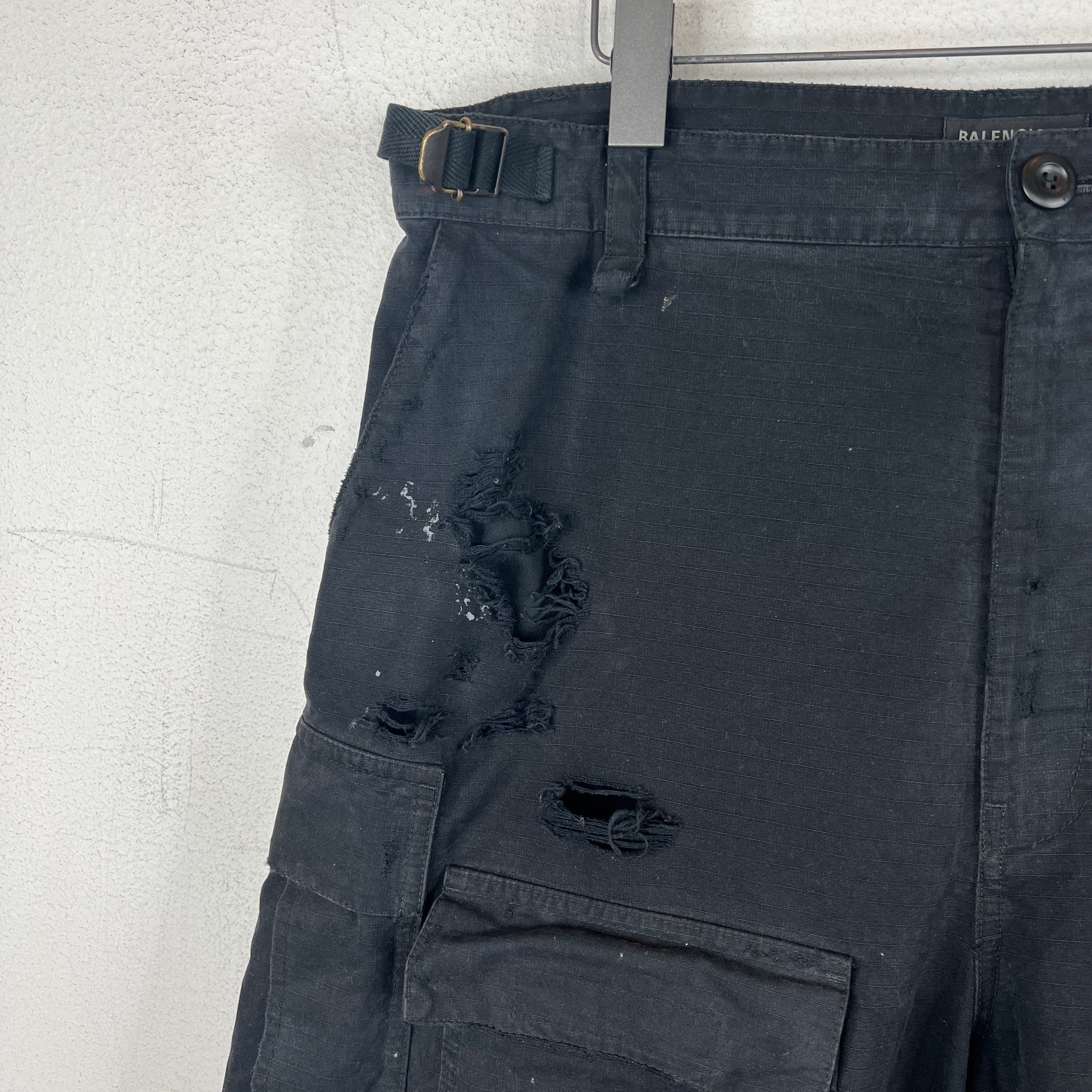 Balenciaga Black Convertible Cargo Pants