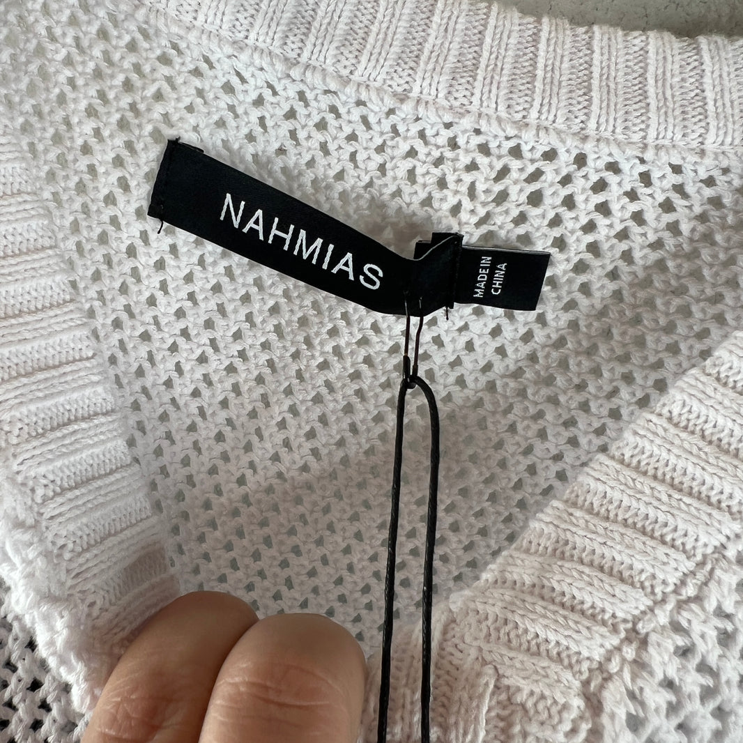 Nahmias White Knit Jersey