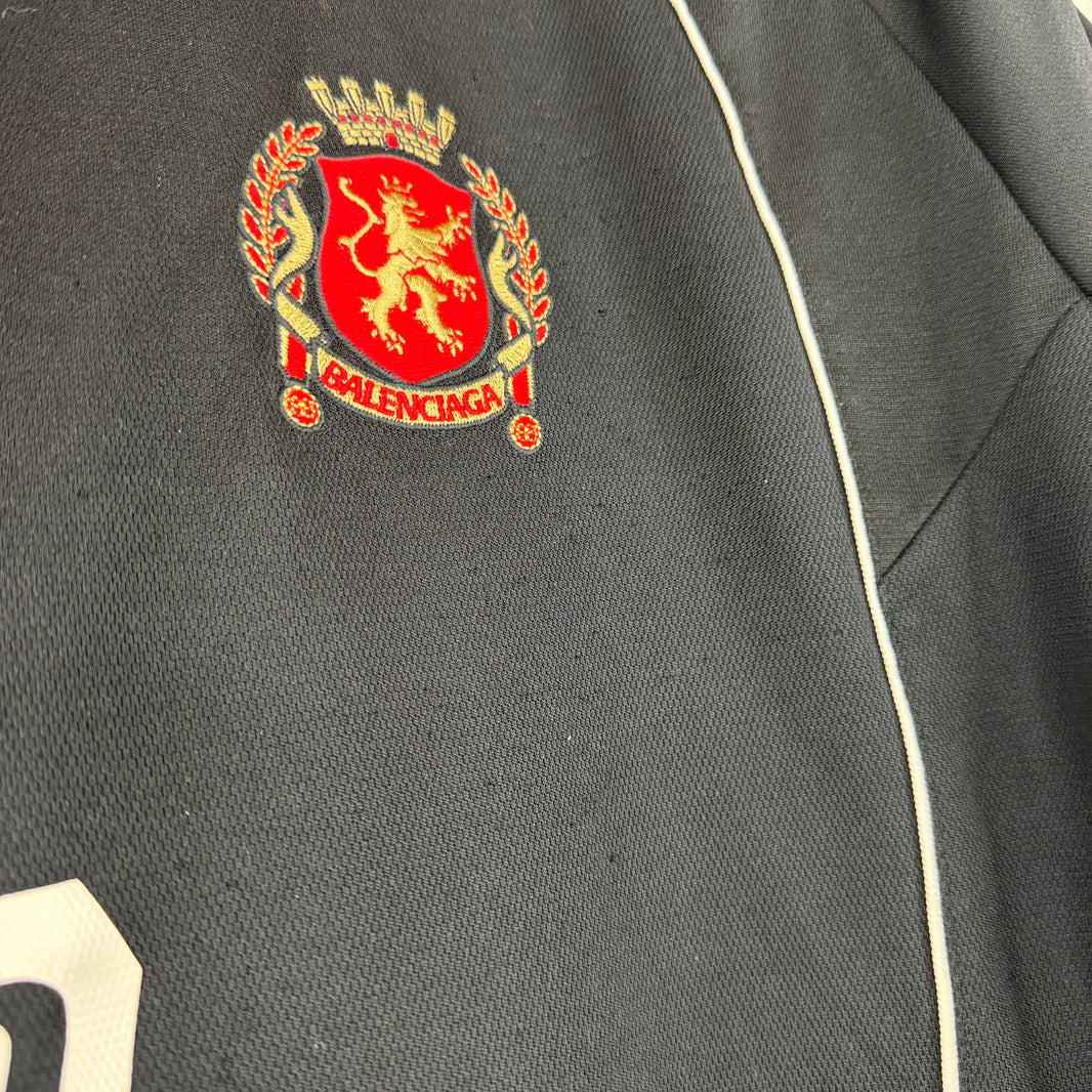 Balenciaga Black Paris Soccer Jersey