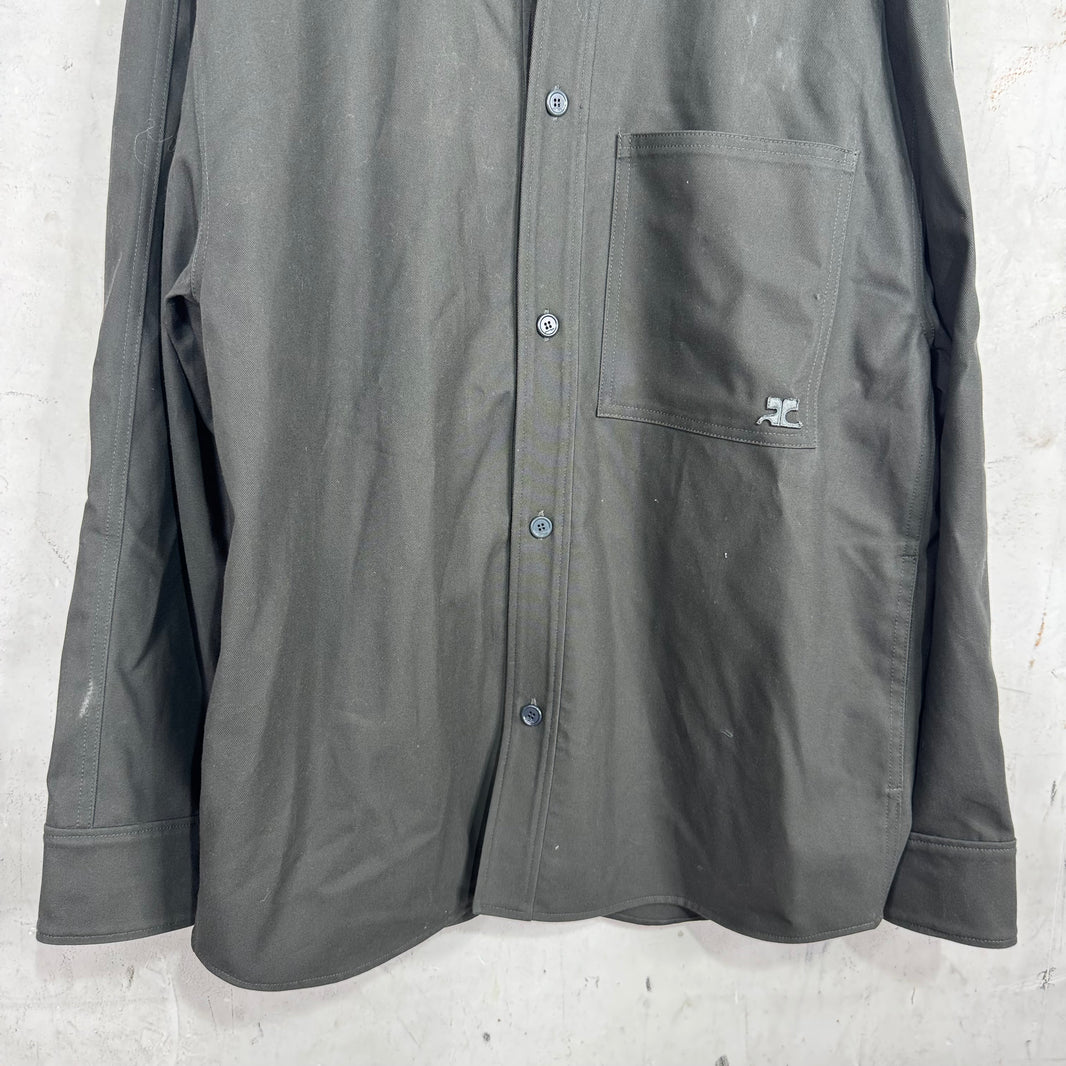 Courreges Charcoal Work Shirt