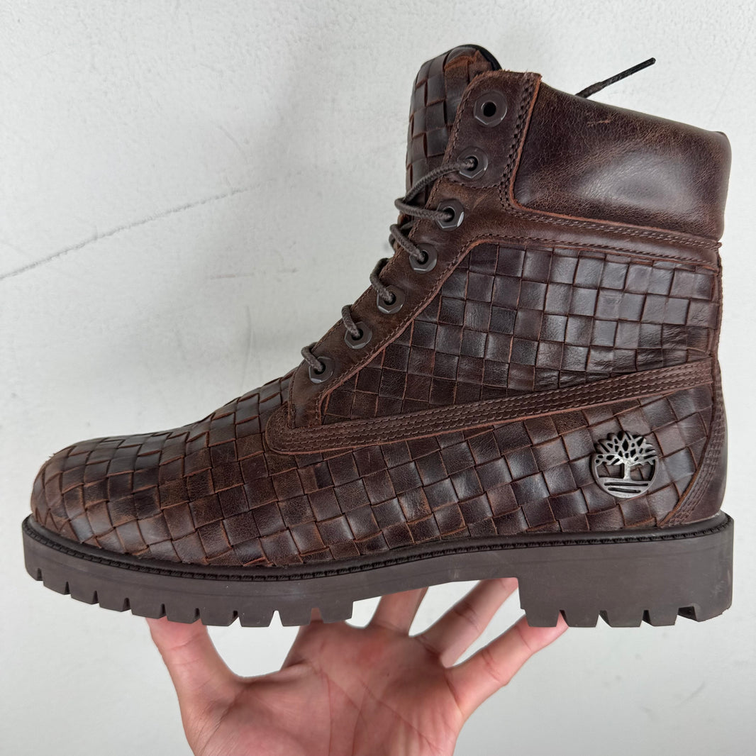 Timberland Brown Woven 6 Inch Boots