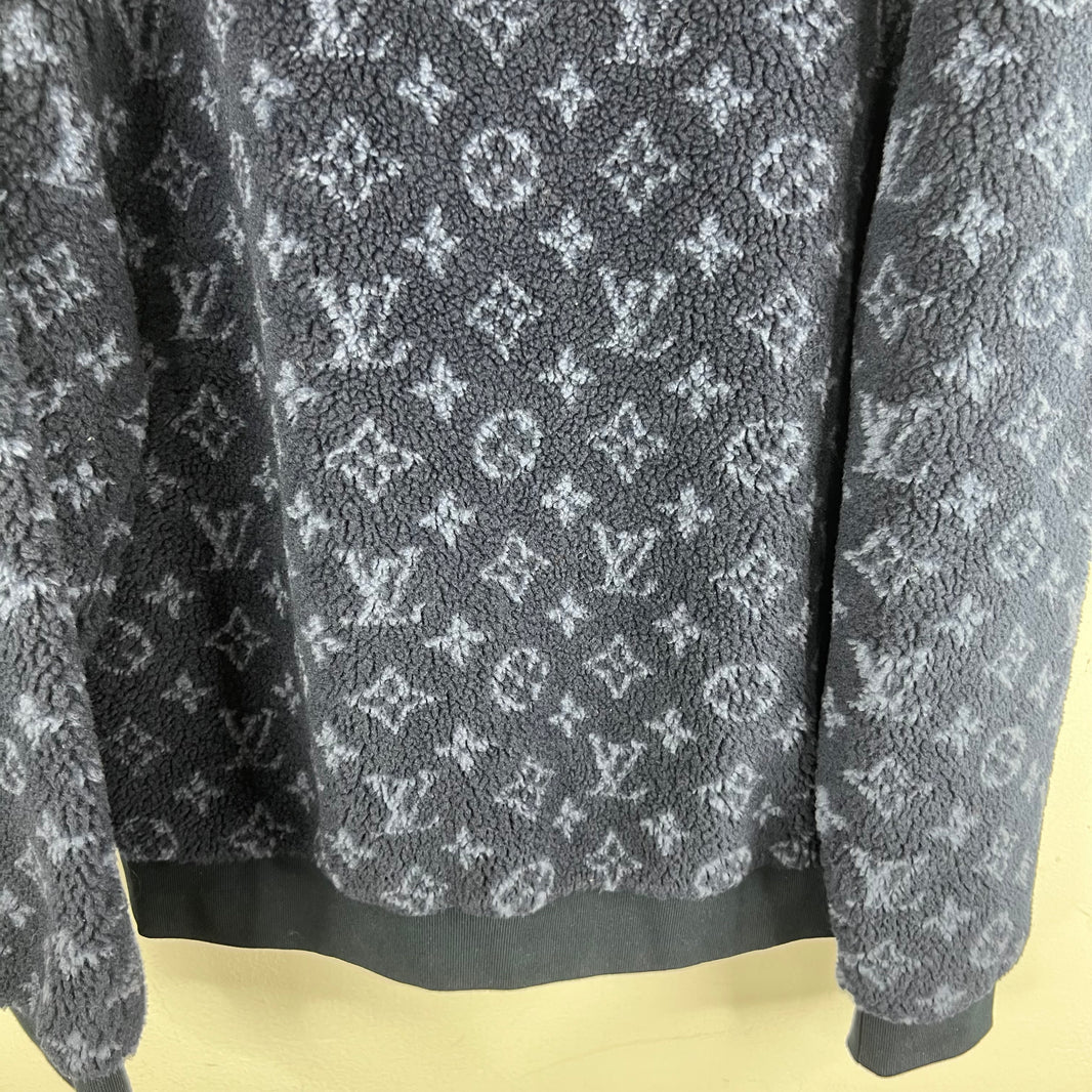 Louis Vuitton Monogram Fleece Zip Jacket