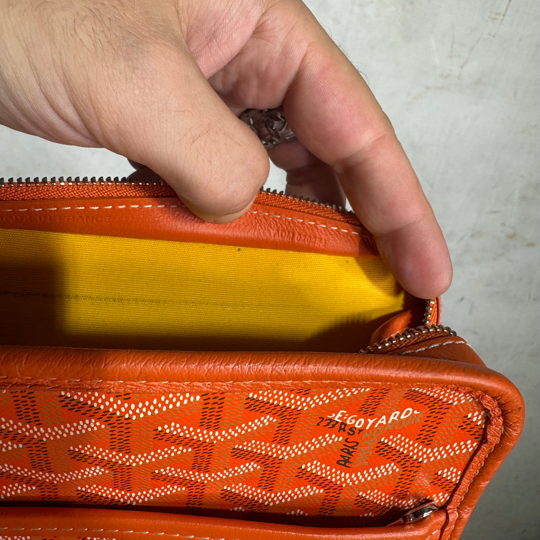 Goyard Orange Small Jouvence Bag