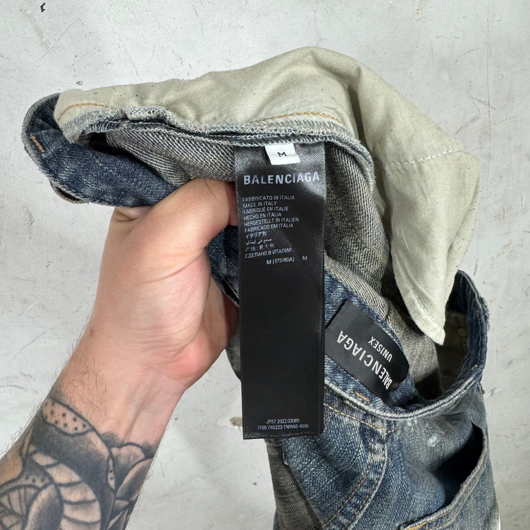 Balenciaga Graffiti Baggy Jeans