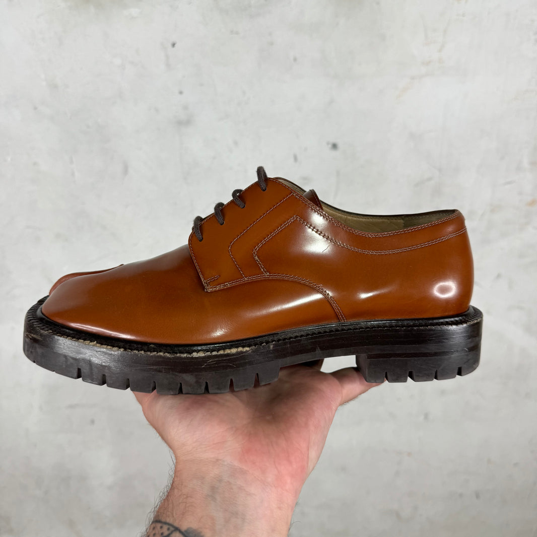 Margiela Brown Tabi Derbys