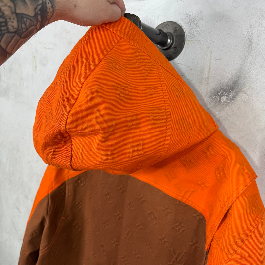 Louis Vuitton Orange Monogram Carpenter Jacket