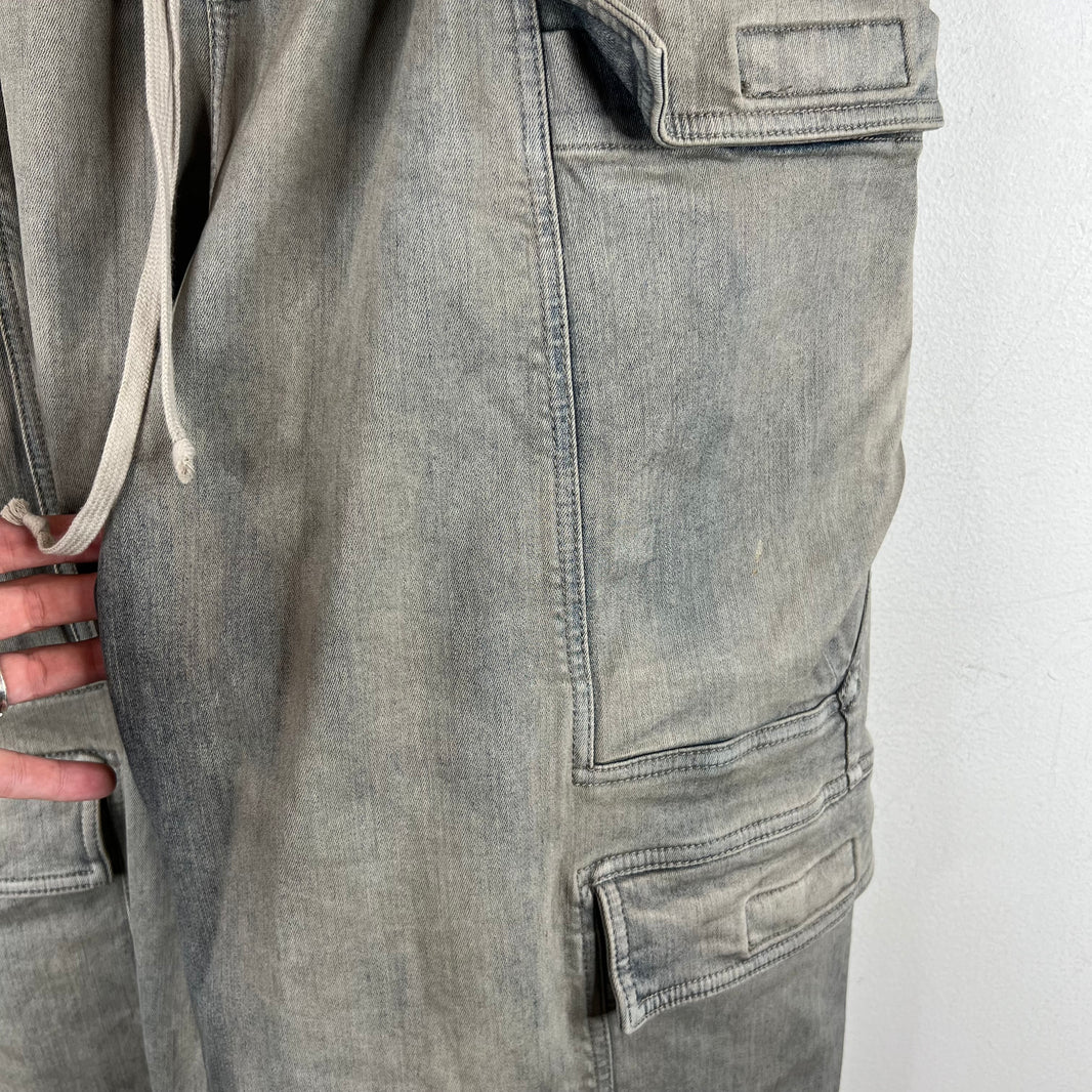 DRKSHDW Sky Double Cargo Jumbo Bela Jeans