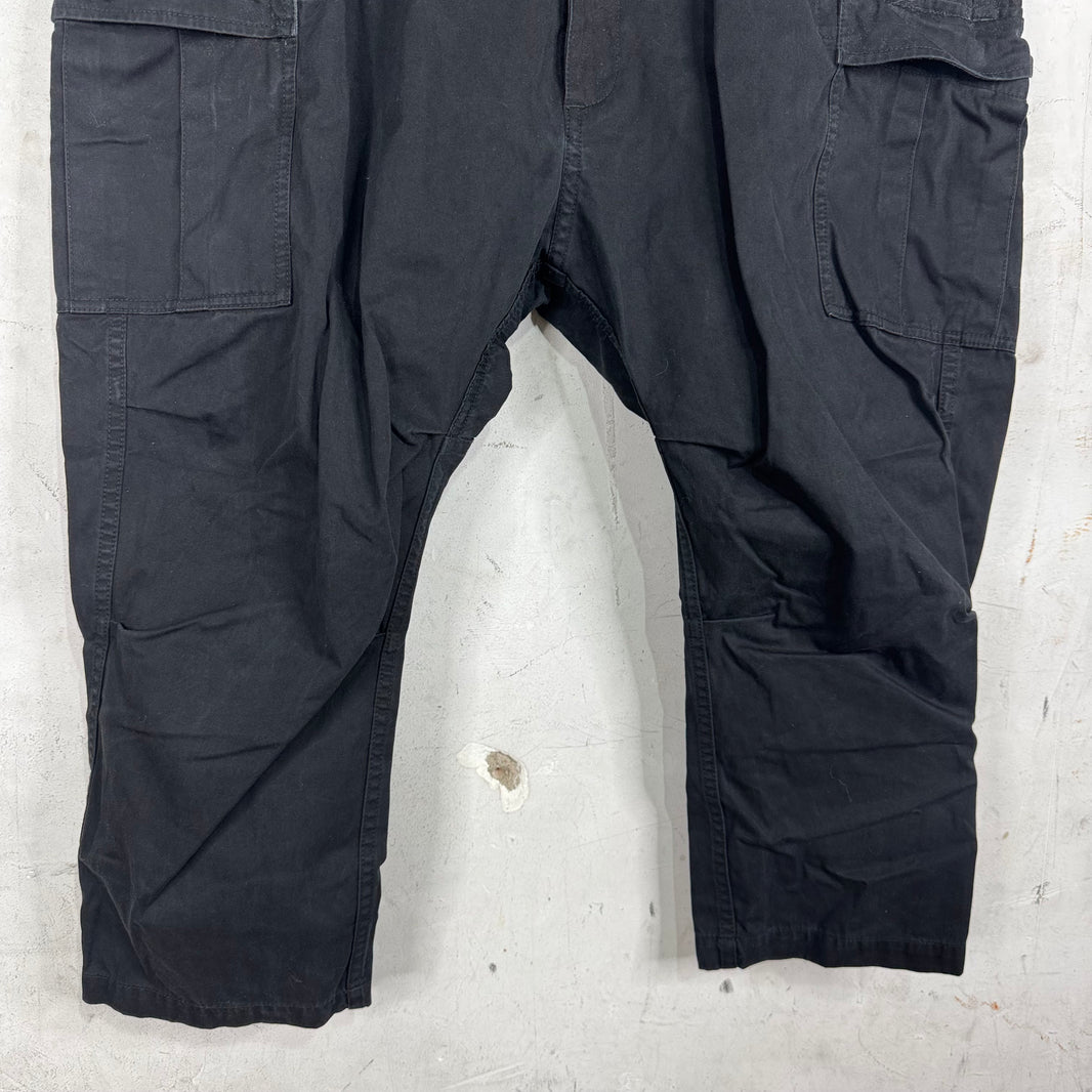 Junya Watanabe 2023 Drop Crotch Black Canvas Cargos