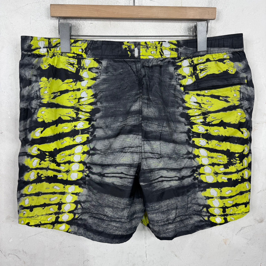 Valentino Neon Tie Dye Swim Trunks