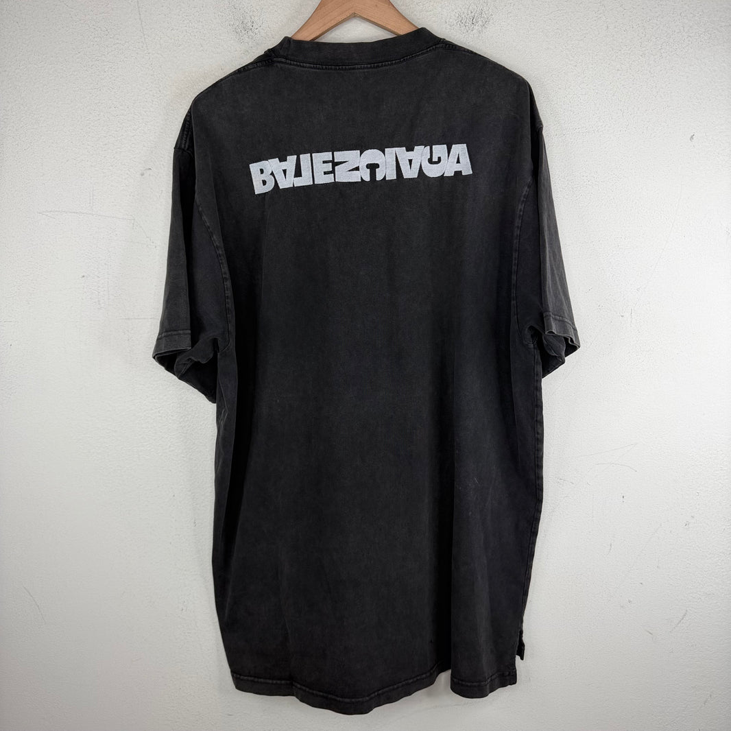 Balenciaga Upside Down Logo T-Shirt
