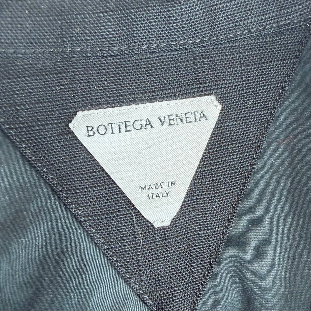 Bottega Veneta Black Twill S/S Shirt