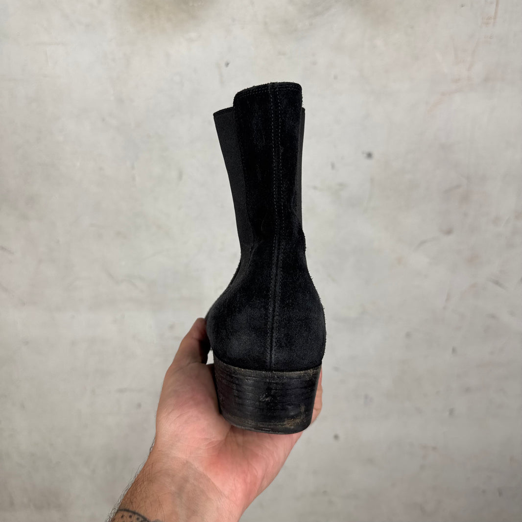 Saint Laurent Suede Chelsea Boots