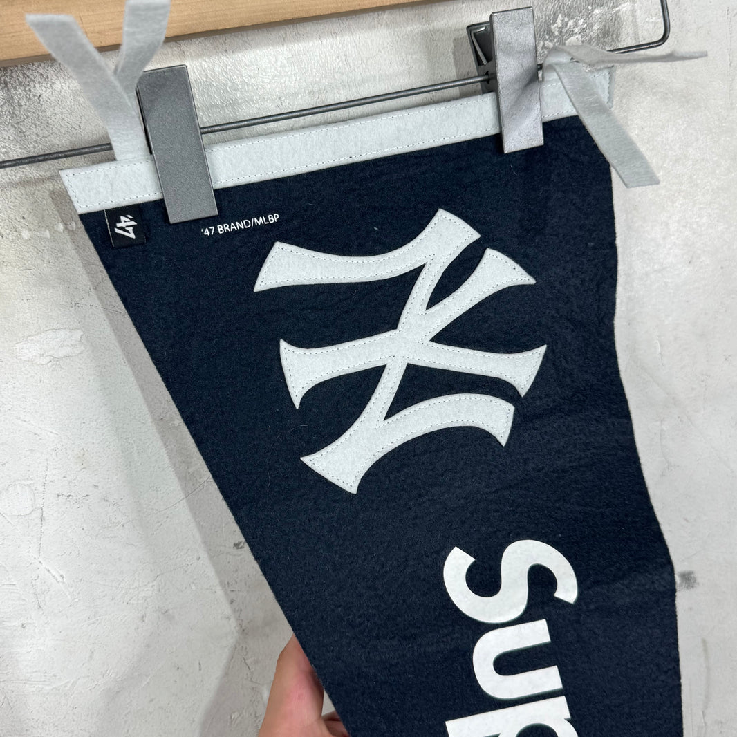 Supreme Yankees Wool Banner