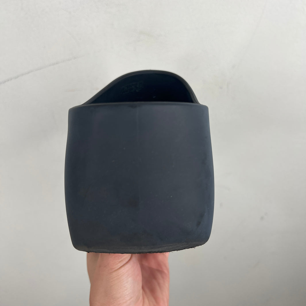 Balenciaga Black Rubber Technoclog Mules