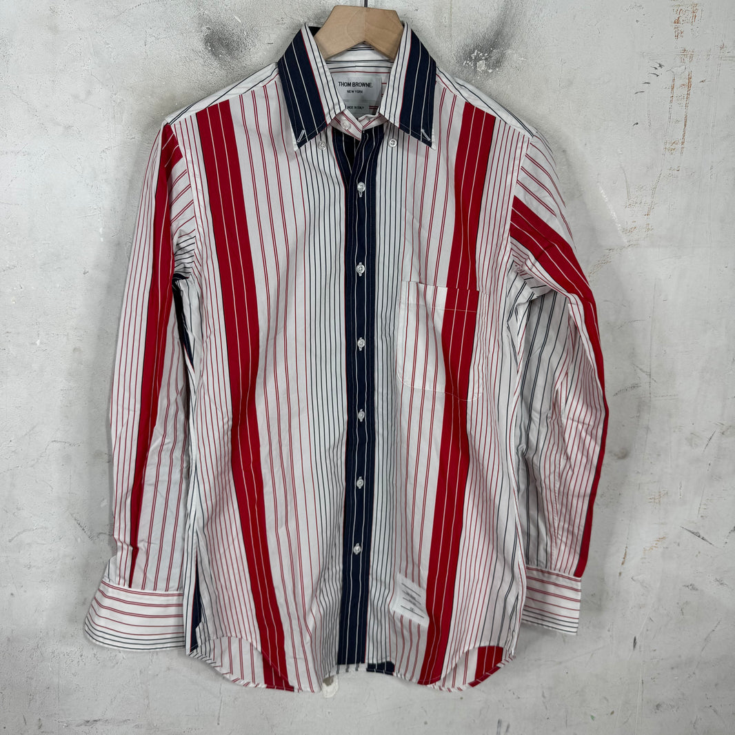 Thom Browne Multi Striped L/S Shirt