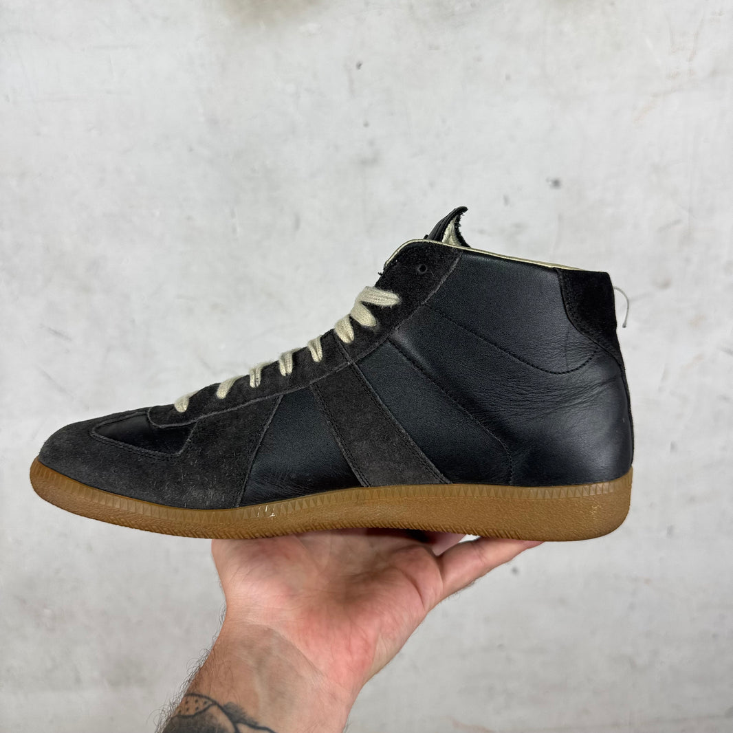 Margiela Black/Gum Mid Top Replicas