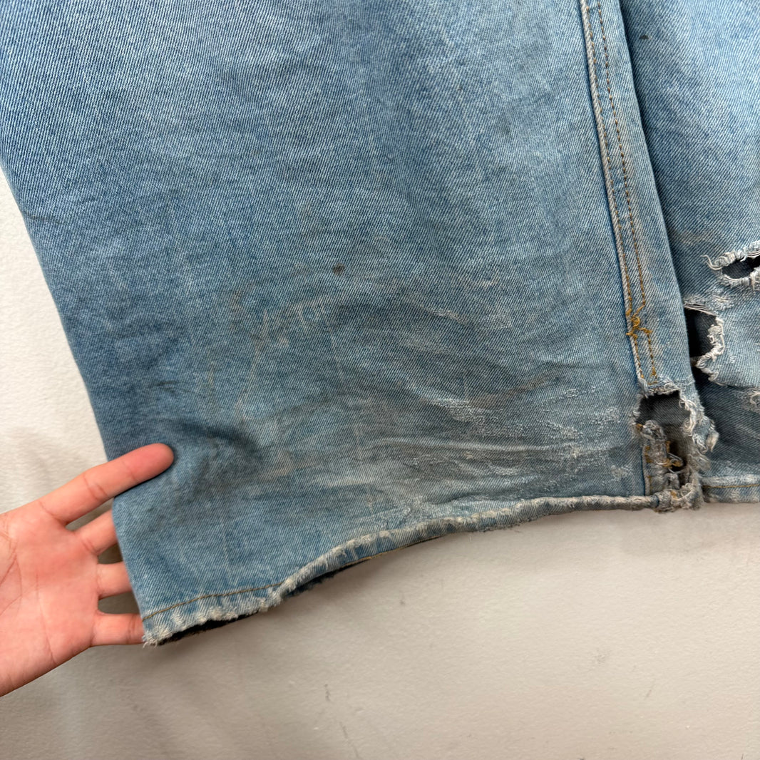Diesel Baggy Blue Distressed Jeans
