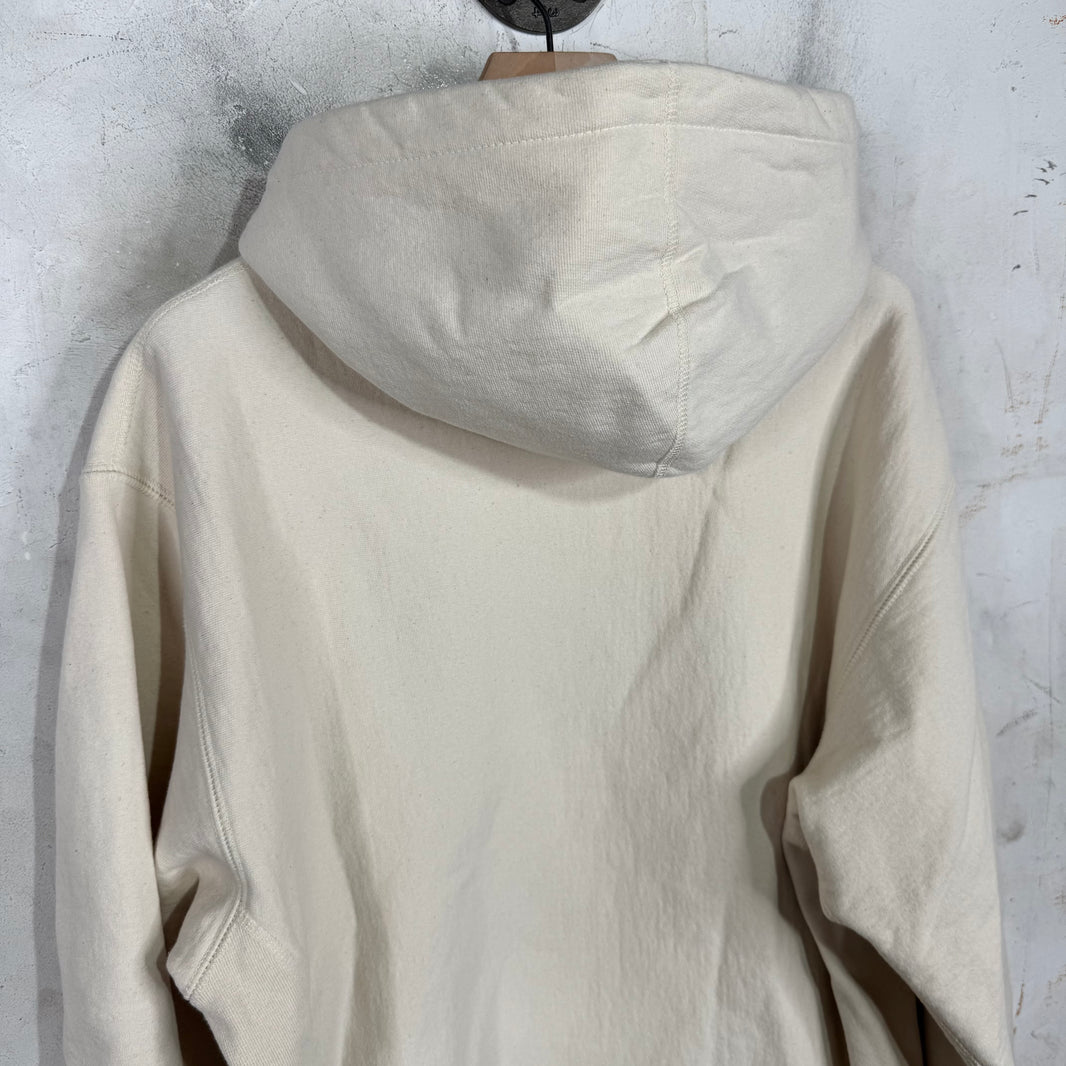 Supreme Cross Cream Box Logo Hoodie