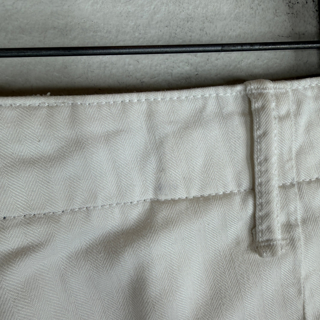 RRL White Herringbone Pants
