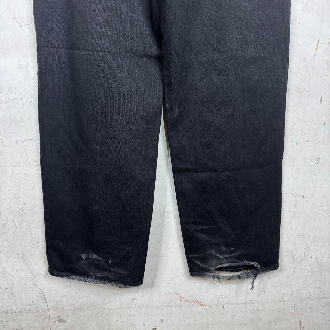 Balenciaga Black Baggy Skater Jeans