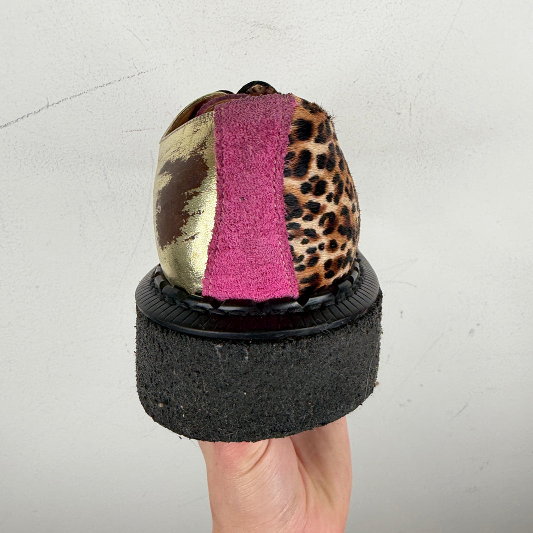 CDG George Cox Gibson Suede Leopard Derbys