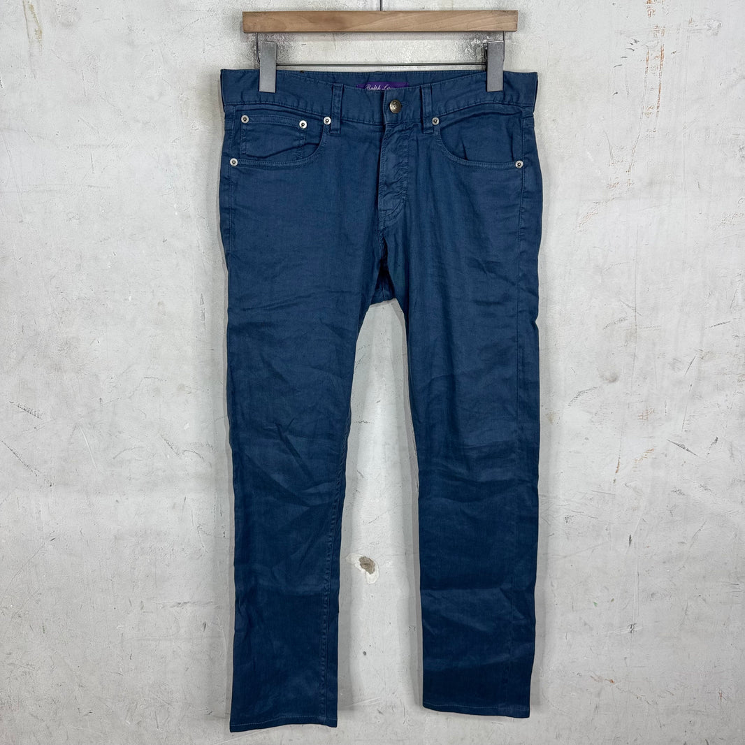 Ralph Lauren Purple Label Navy Trousers