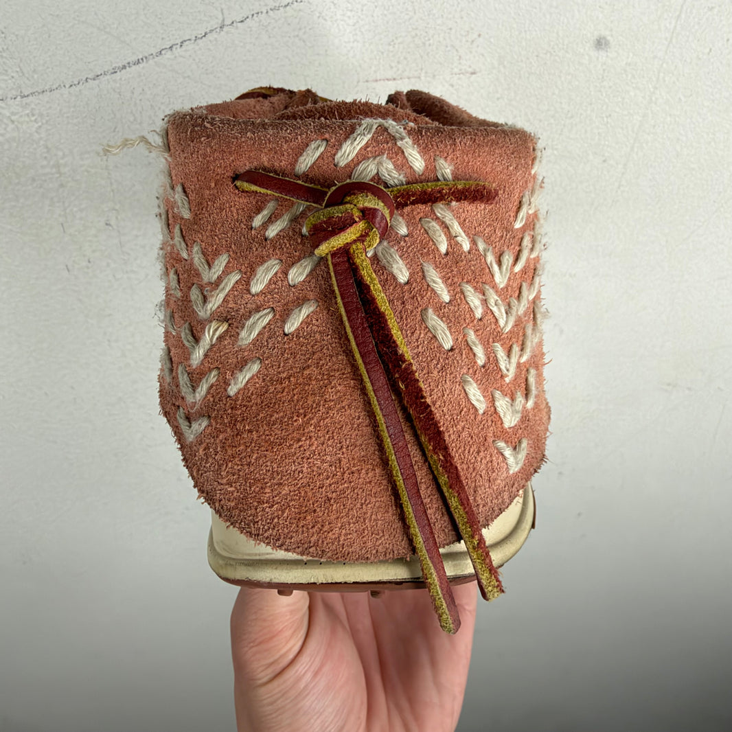 Visvim Pink Suede FBT Sneakers