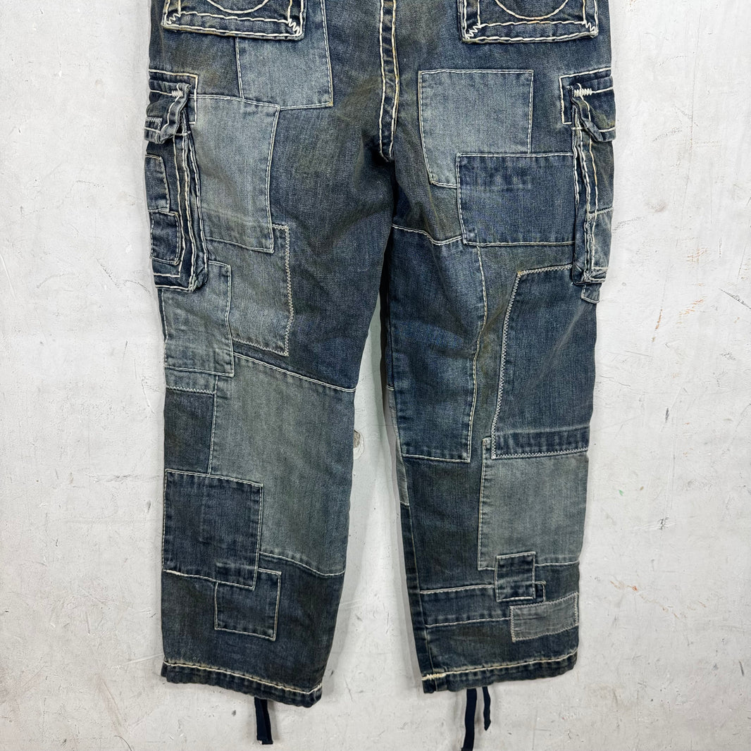 Supreme x True Religion Patchwork Cargo Jeans