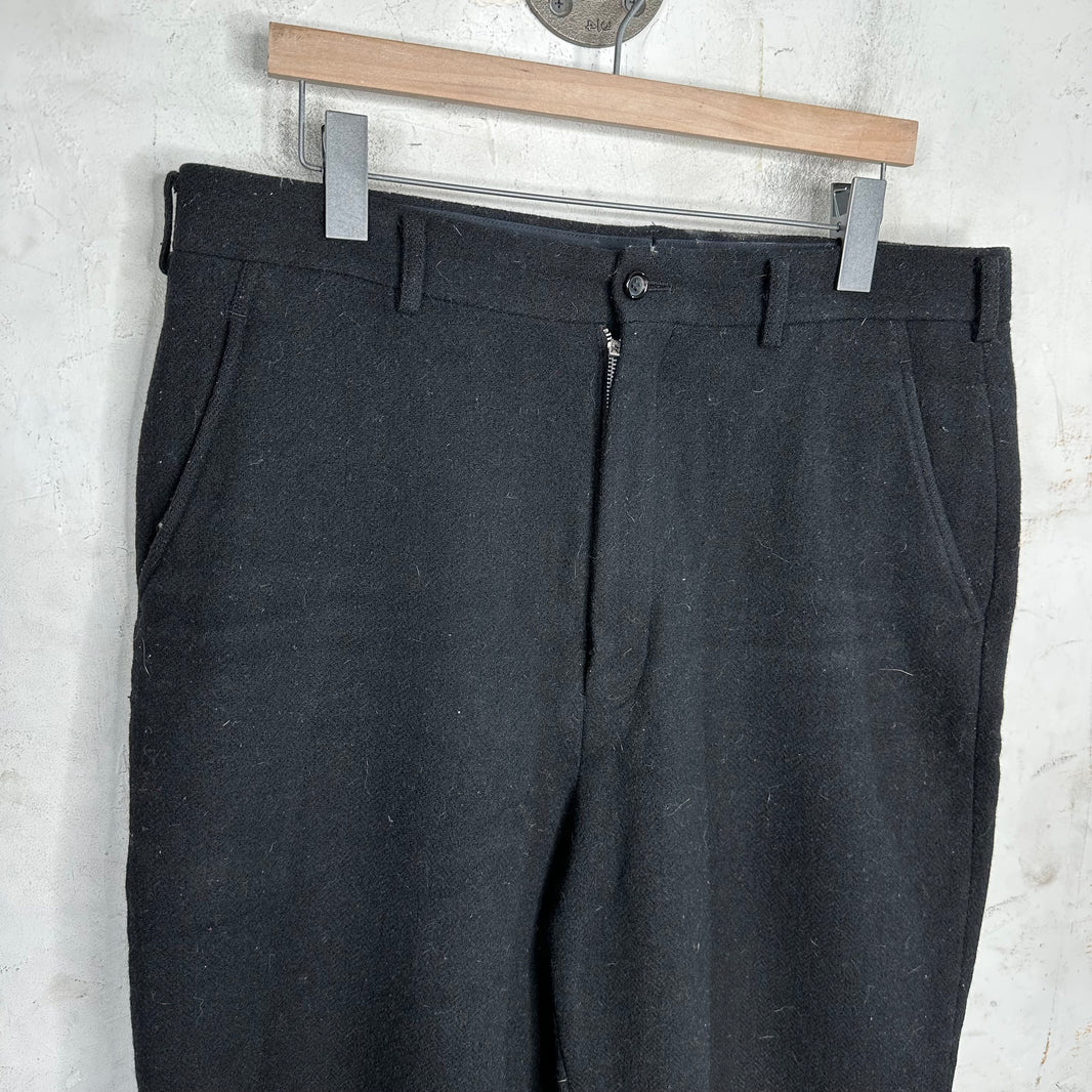 CDG Homme Wool Wide Trousers