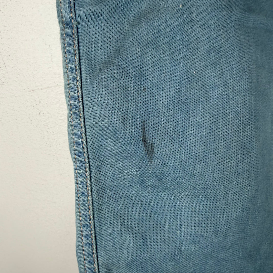 DRKSHDW Blue Tower Drop Crotch Shorts