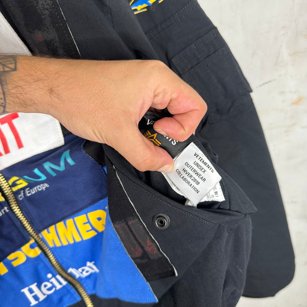 Vetements x Alpha Industries Bulldog Bomber Jacket