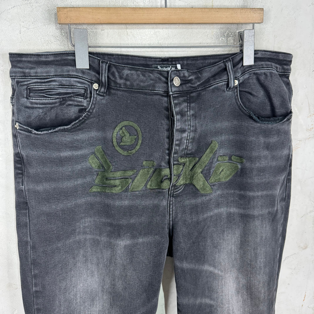 Sicko Chainstitch Logo Jeans