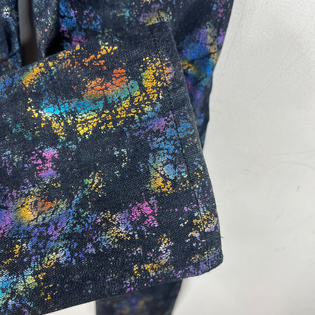 Vivienne Westwood Lee Cracked Painted Denim Jeans