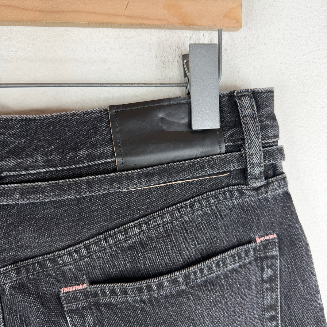 Acne Studios 1991 Toj Vintage Belted Black Jeans