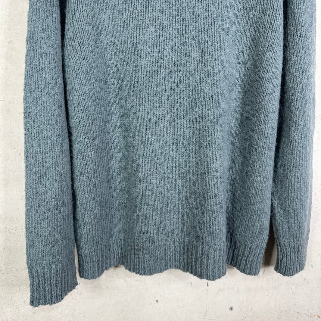 Dries Van Noten Blue Wool Sweater
