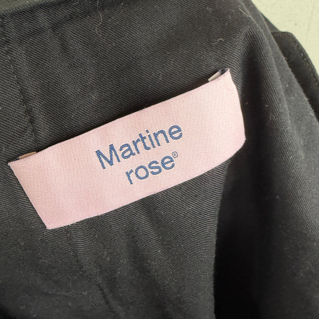 Martine Rose Black Baggy Dress Trousers