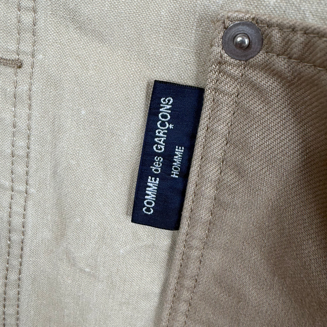 CDG Homme Canvas Patchwork Chore Jacket