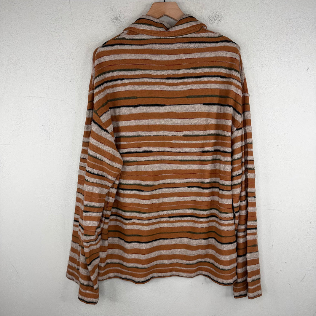 Acne Studios Orange Stripe Polo L/S Shirt