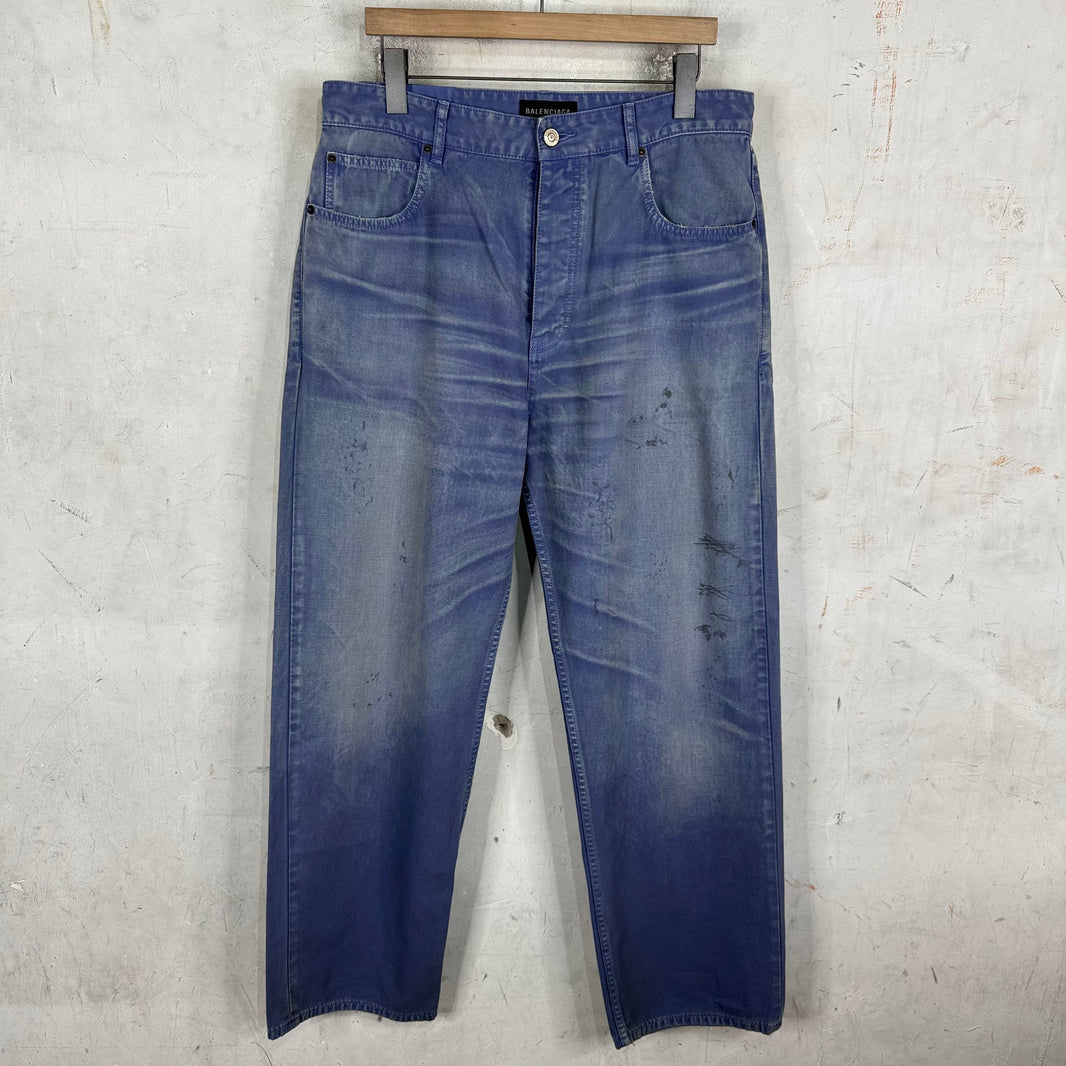 Balenciaga Japanese French Workwear Jeans